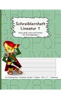 Schreiblernheft Lineatur 1
