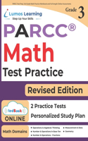 PARCC Test Prep: 3rd Grade Math Practice Workbook and Full-length Online Assessments: PARCC Study Guide