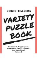 Logic Teasers Variety Puzzle Book