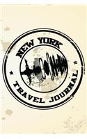 New York Travel Journal: Blank Lined Vacation Holiday Notebook