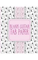 Blank Guitar Tab Paper