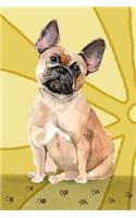 Bullet Journal Notebook for Dog Lovers, French Bulldog Sitting Pretty 8: Graph Design - 162 Numbered Pages with 150 Graph Style Grid Pages, 6 Index Pages and 2 Key Pages for Journaling, Writing, Planning and Doodling, for
