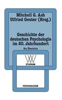 Geschichte Der Deutschen Psychologie Im 20. Jahrhundert