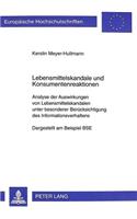 Lebensmittelskandale Und Konsumentenreaktionen