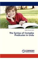 Syntax of Complex Predicates in Urdu