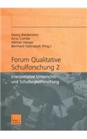 Forum Qualitative Schulforschung 2