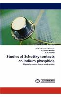 Studies of Schottky Contacts on Indium Phosphide