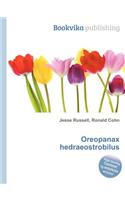 Oreopanax Hedraeostrobilus: (English)