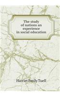 The study of nations an experience in social education: (English)