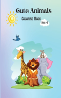 Cute Animals Coloring Book