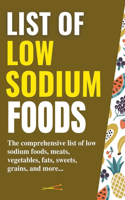 List of Low Sodium Foods