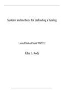 Systems and methods for preloading a bearing