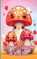 Baby Mushroom Coloring Book
