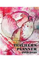 Teachers Planner 2019-2020: A One Year Academic Planner - Rose