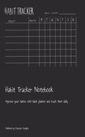 Habit Tracker Notebook