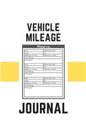 Vehicle Mileage Journal