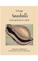 Vintage Seashells Coloring Book for Adults