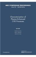 Characterization of Plasma-Enhanced CVD Processes: Volume 165