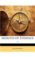 Minutes of Evidence ...