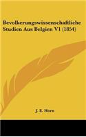 Bevolkerungswissenschaftliche Studien Aus Belgien V1 (1854)