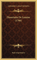 Dissertatio De Lumine (1766)