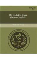 On Predictive Linear Gaussian Models: (English)