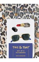 This & That Notebooks (Set of 3) by Kate Schelter