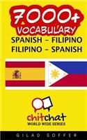 7000+ Spanish - Filipino Filipino - Spanish Vocabulary