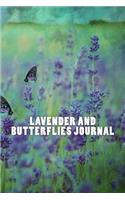 Lavender and Butterflies Journal