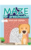 Maze book for preschooler