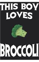 This Boy Loves BROCCOLI Notebook