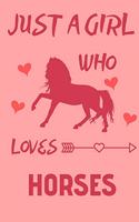 just a girl who loves horses