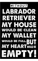 Without Labrador Retriever My House Would Be Clean