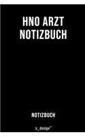 Notizbuch für HNO Ärzte / HNO Arzt / HNO Ärztin: Originelle Geschenk-Idee [120 Seiten liniertes blanko Papier]