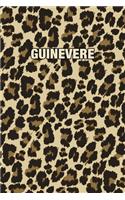 Guinevere: Personalized Notebook - Leopard Print (Animal Pattern). Blank College Ruled (Lined) Journal for Notes, Journaling, Diary Writing. Wildlife Theme Des