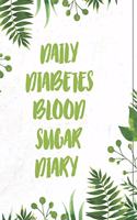 Daily Diabetes Blood Sugar Diary