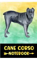 Cane Corso Notebook: Lined Journal Composition Notebook