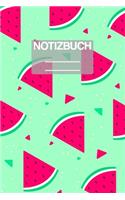 Notizbuch A5 Muster Wassermelone