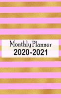 Monthly Planner 2020-2021