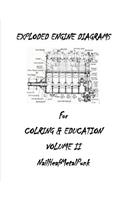 Engine Diagrams Exploded for Coloring and Education: Engine Diagrams Exploded for Coloring