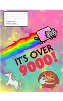 Nyan Cat College Composition Notebook