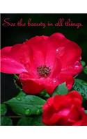 See the Beauty in All Things - A Notebook.
