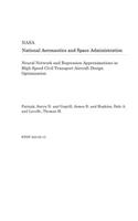 Neural Network and Regression Approximations in High Speed Civil Transport Aircraft Design Optimization