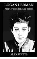 Logan Lerman Adult Coloring Book: Percy Jackson and Fury Star, Legendary Child Actor and Millennial Icon Inspired Adult Coloring Book