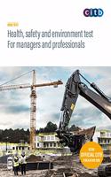 Health, safety and environment test for managers and professionals