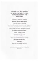 Landmark Decisions of the United States Supreme Court VII