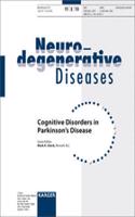 Cognitive Disorders in Parkinson's Disease: Special Topic Issue: Neurodegenerative Diseases 2013, Vol. 11, No. 2