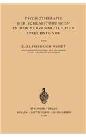 Psychotherapie Der Schlafstorungen in Der Nervenarztlichen Sprechstunde