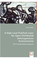 High Level Pub/Sub Layer for Open Distributed Heterogeneous Environments