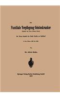 Die Familiale Verpflegung Geisteskranker